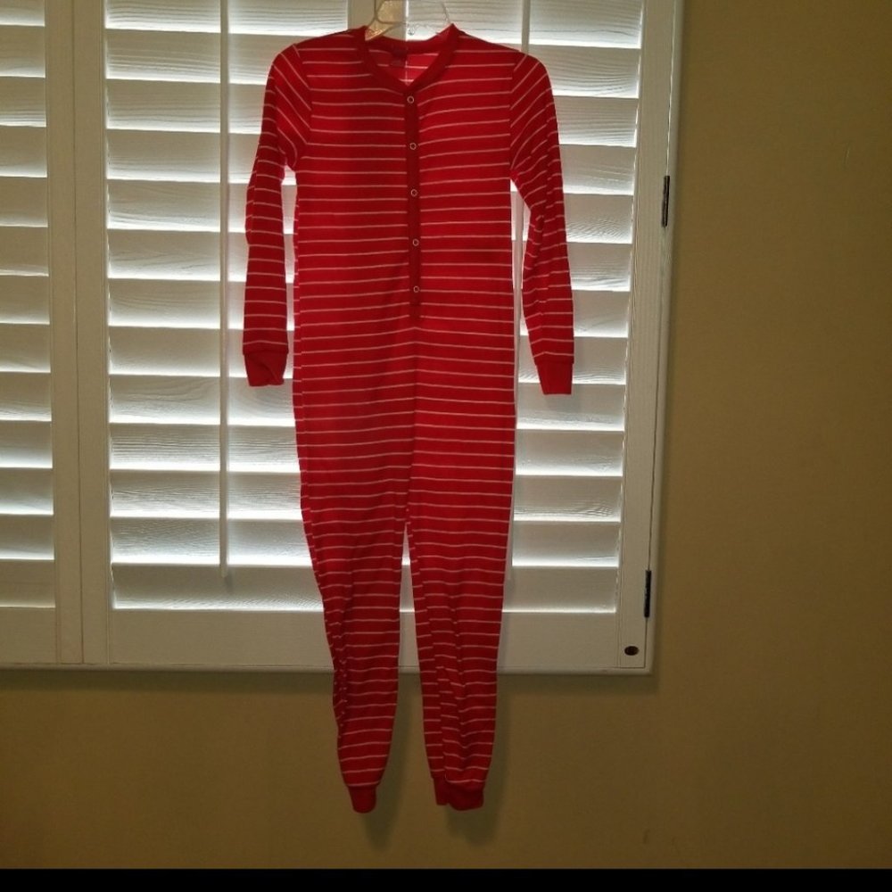 Long John pajamas PJ'S SZ 10 UNISEX